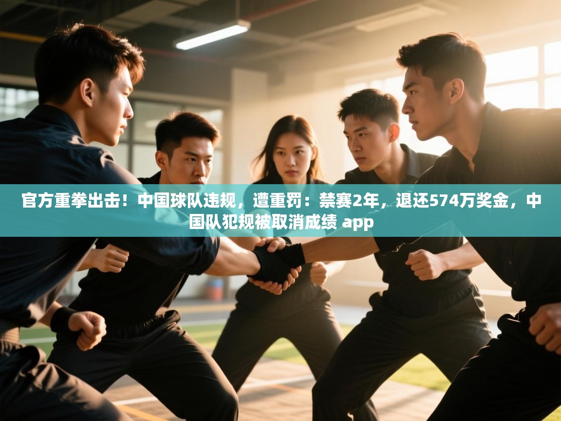 官方重拳出击！中国球队违规，遭重罚：禁赛2年，退还574万奖金，中国队犯规被取消成绩 app  第2张