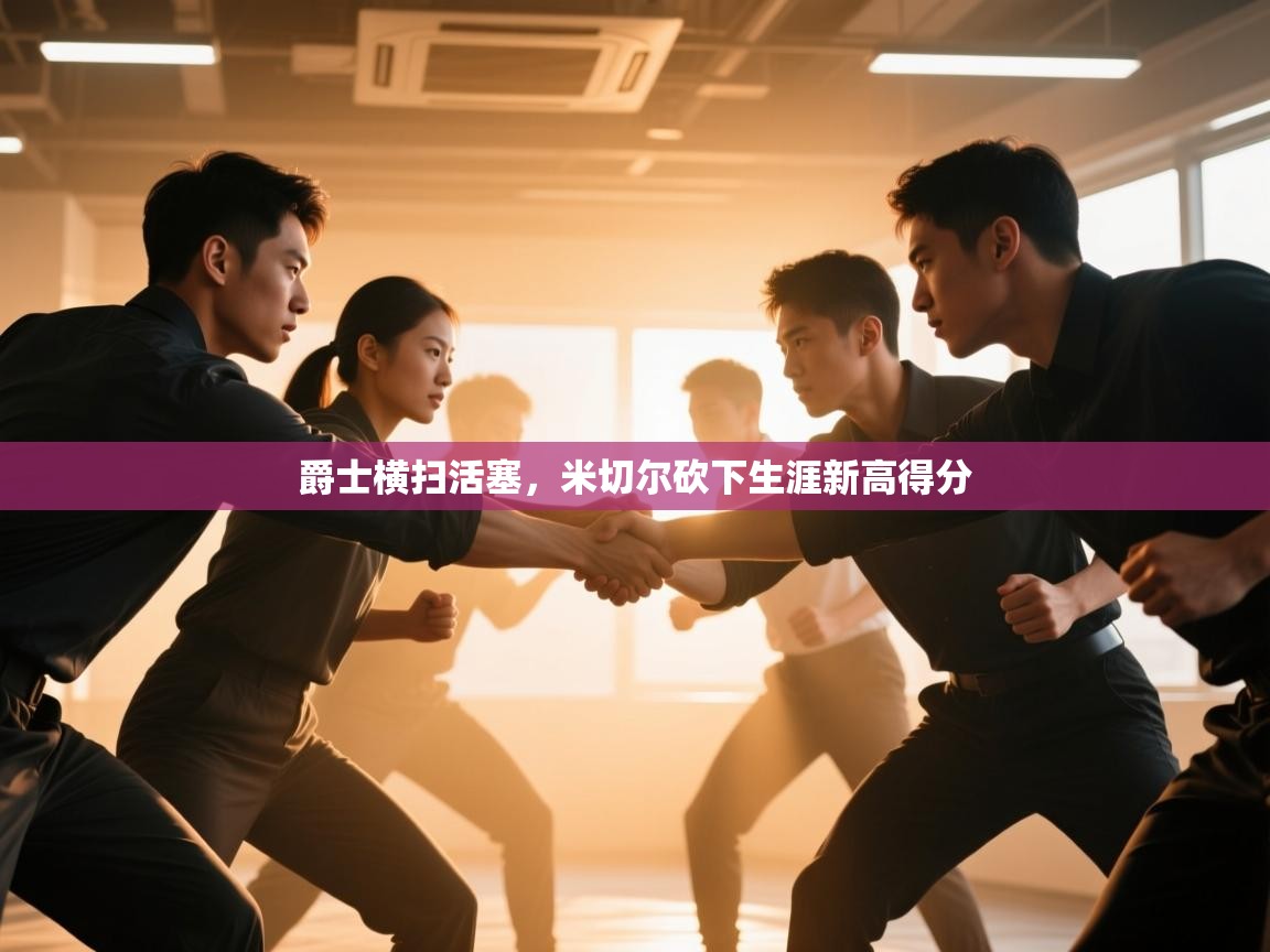 爵士横扫活塞，米切尔砍下生涯新高得分  第1张